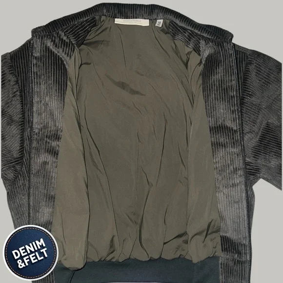 Essentials Fear of God Essentials Corduroy Full Zip JacketBlackNEW/NWOT